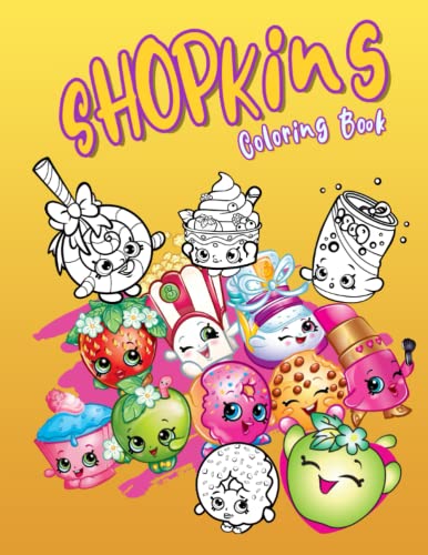 Shopkins Coloring Book: A Wonderful Animated Images With Coloring Pages ...