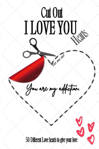 I Love You Cut Out Hearts, Love words, Hearts, Love Hearts, Cut Outs