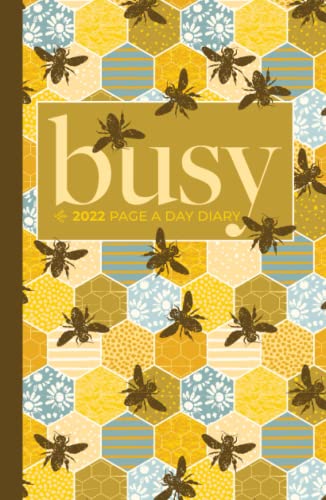A5 2022 Page A Day Diary | Busy Bumble Bee Hive: Daily Planner Notebook ...