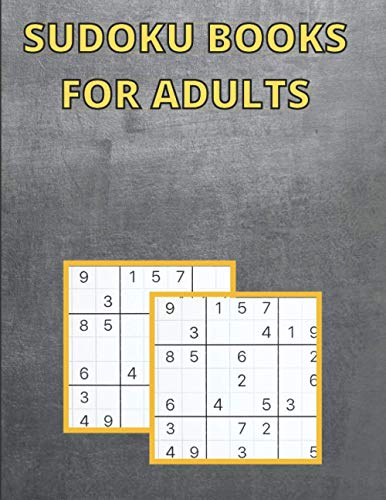Sudoku Books For Adults Medium To Hard Sudoku Puzzle Book For Adults 