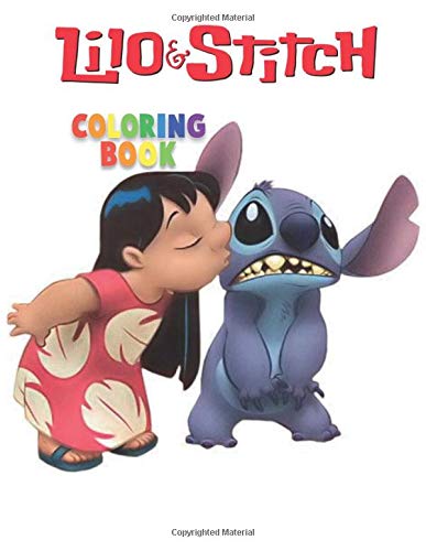 Lilo and Stitch COLORING BOOK: Great coloring book for kids by Med ...