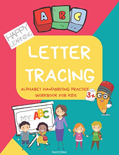 ALPHABET LETTER TRACING: Alphabet Handwriting Practice preschool ...
