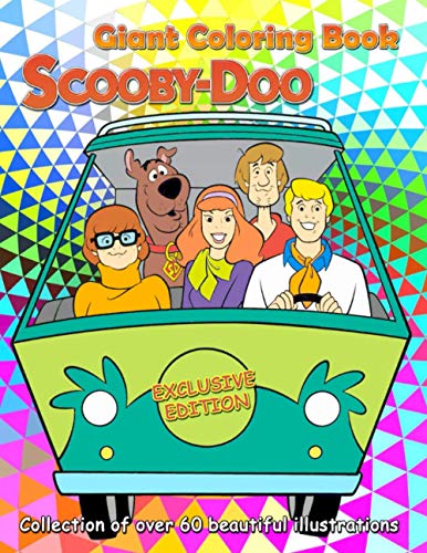 Scooby-Doo: Giant Coloring Book: EXCLUSIVE EDITION, Collection of over 60 beautiful ...
