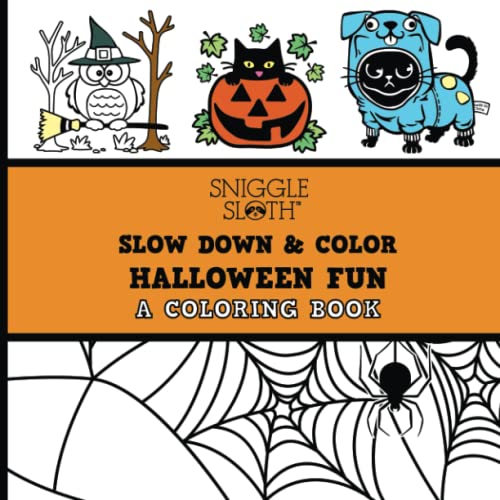 Halloween Fun A Coloring Book: 28+ Pages Full of Halloween Dogs, Cats
