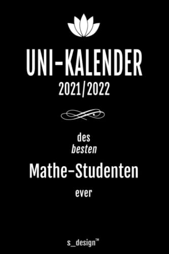 Studienplaner / Studienkalender / Uni-Kalender 2021 / 2022 für Mathe 