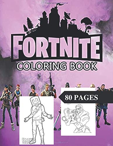 Fortnite Coloring Book: 35+ Coloring Pages for Kids and Adults Amazing ...