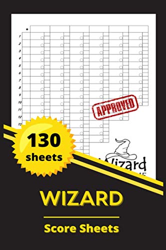 Wizard Score Sheets: 130 Large Score Sheet Pages For Scorekeeping. Gift ...