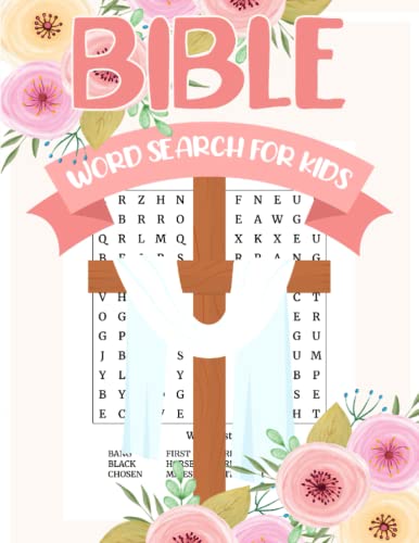 Bible Word Search For Kids: Christian Educational Book For Childrens ...