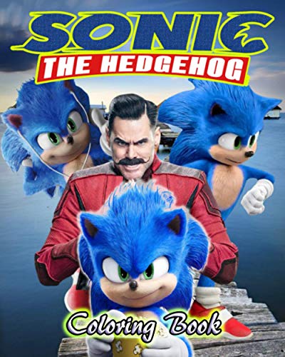 Sonic The Hedgehog Coloring Book: Super Sonic Coloring Book For adults ...