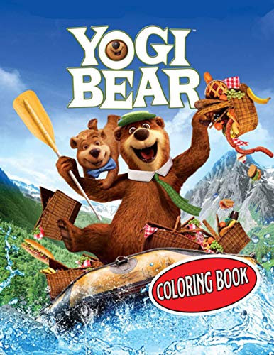 Yogi Bear Coloring Book: 50+ GIANT Great Pages with Premium Quality ...