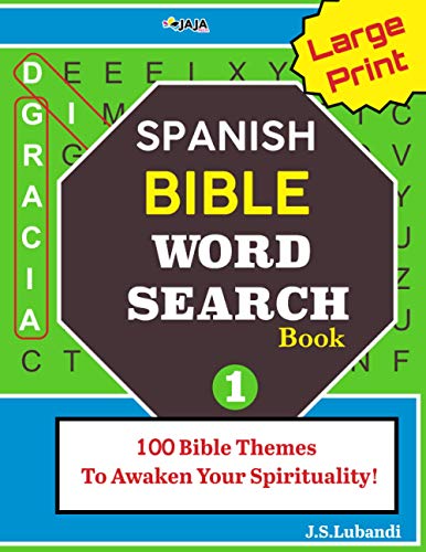 Large Print SPANISH BIBLE Word Search Book (Sopa De Letras De La Biblia ...
