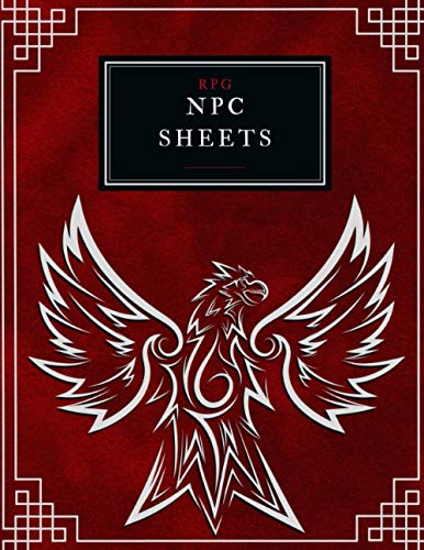 NPC Character Sheet Journal: Create, Record, and Keep track of your ...