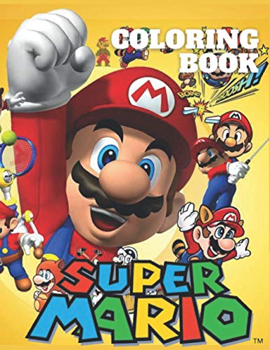 Super mario coloring book: Super mario Coloring Book For Kids And ...