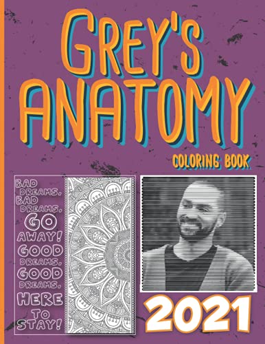 Grey's Anatomy Coloring Book: Color Character Lines and Famous Quotes