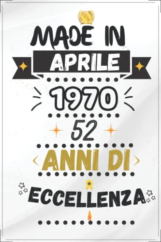 Ultrabasic Donna Maglietta Prodotto nel 1970 – Fabriqué En 1970 – 54 Anni Idea Regalo 54° Compleanno T-Shirt Anniversario Stampa Grafica Vintage Anno 1970 novità Bianco XXL