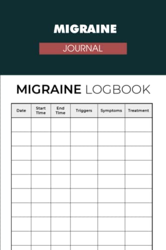 Migraine Journal: Headache logbook, journal, and diary to track chronic ...