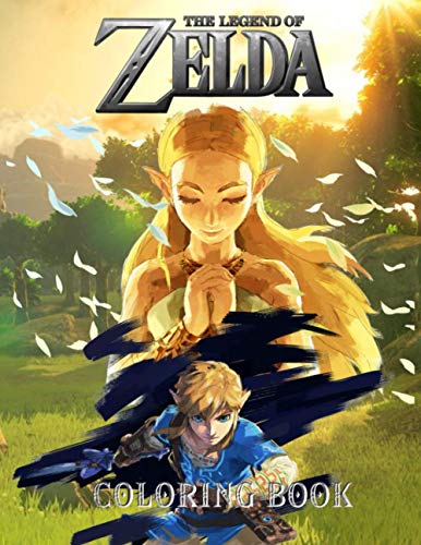 The Legend Of Zelda Coloring Book: A Beautiful Coloring Book For Adults ...