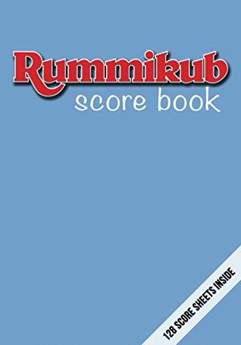 Rummikub Score Book: 128 Score Sheets Inside: Perfect for Scorekeeping ...