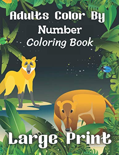Adult Color By Number Large Print: Premium Adult Coloring Books by ...
