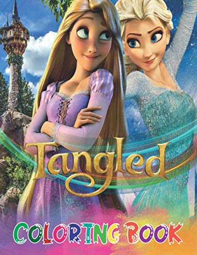 Tangled Coloring Book: Great Gift diseny Coloring Book For Kids And ...