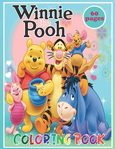 Winnie Pooh Coloring Book: Great Gift Coloring Book For Kids And Adults ...
