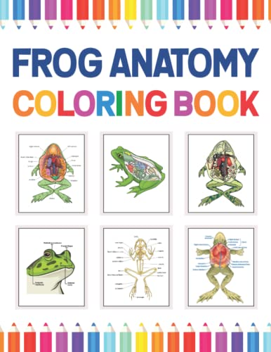 Frog Anatomy Coloring Book: Frog Anatomy Coloring Workbook for Kids ...