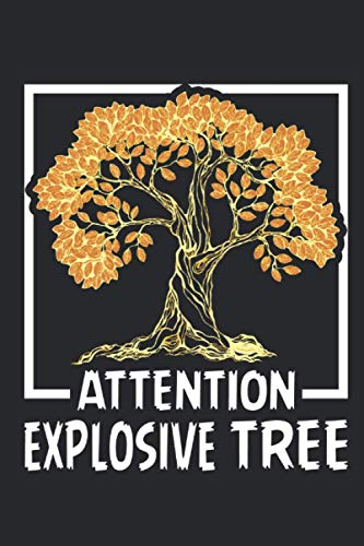 exploding trees explosive tree Notizbuch 100 Seite kariert by Lotus ...