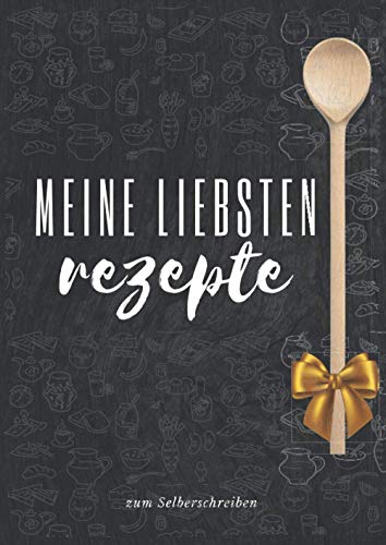 BIROYAL Rezeptbuch A5 Hardcover - 224 Seiten Zum Selberschreiben, 100 Rezepte
