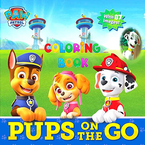 Paw patrol coloring book 87 images to color for all paw patrol lovers