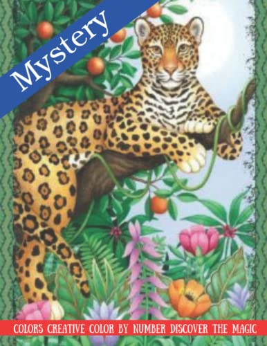 Mystery Colors Creative Color By Number Discover Magic Stress