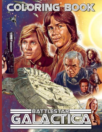 Battlestar Coloring Book: Collection Premium Galactica Excellent Books