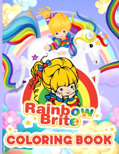 Rainbow Coloring Book: Wonderful A Collection Brite Relaxing Books For ...