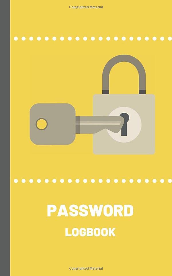 Password Logbook A Logbook with Alphabetical Tabs for Protecting