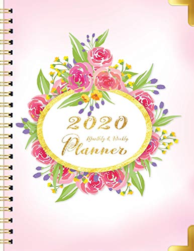2020 Monthly and Weekly Planner: One Year Calendar (JAN to DEC 2020 ...