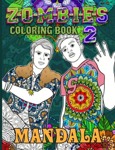 Zombies Mandala Coloring Book: Amazing Challenging 2 Most Books For ...
