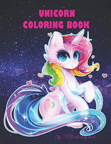 UNICORN COLORING BOOK: Coloring Book For Adults and Teens with Enjoy ...
