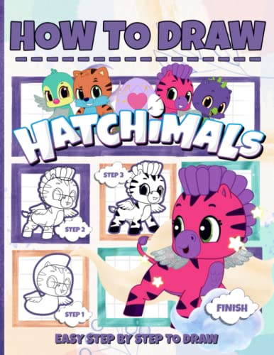 Hatchimal How To Draw: Amazing Drawing Guide In 12 Simple Steps ...