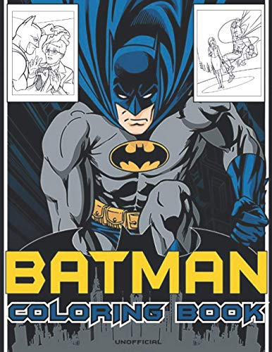 Batman Coloring Book: +60 Illustrations Batman Colouring Pages Adults