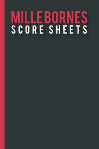 Mille Bornes Score Sheets: A Small Print Game Pad for Record Your Score ...