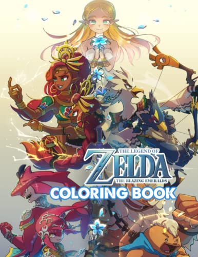 The Legend of Zelda Coloring Book: A Beautiful Colouring Pages For Adults And Kids With Many ...