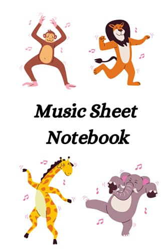Music Sheet Notebook. 120 pages with 10 staves per page. Beautiful ...