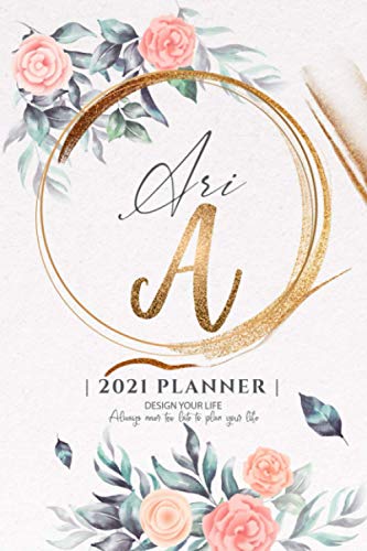 Ari 2021 Planner: Personalized Name Pocket Size Organizer with Initial ...