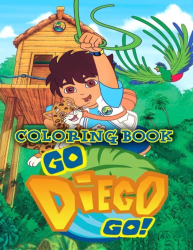 Go Diego Go Coloring Book Great - 100045421