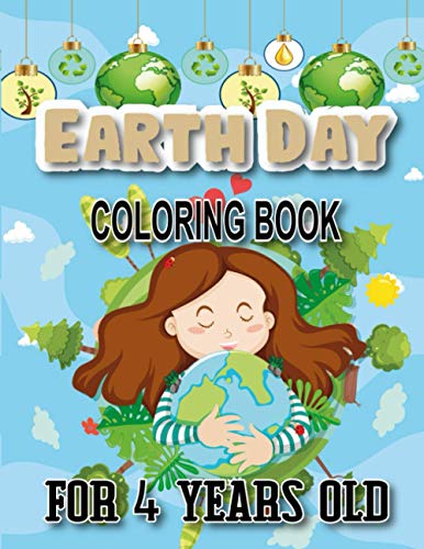 Earth day coloring book for 4 years old: Earth day Coloring Book for ...