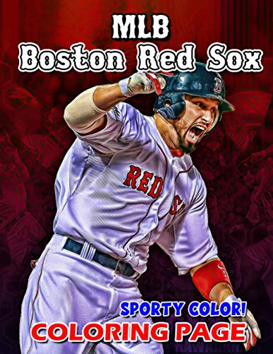 Sporty Color! - MLB Boston Red Sox Coloring Page: A Coloring Book ...