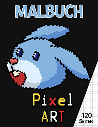 Depesche Pixel Picture Malbuch - 24 Seiten Pixel-Motive Zum Ausmalen