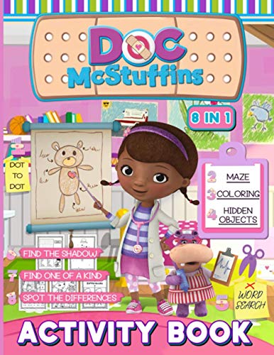 Doc Mcstuffins Activity Book: Awesome Hidden Objects, One Of A Kind