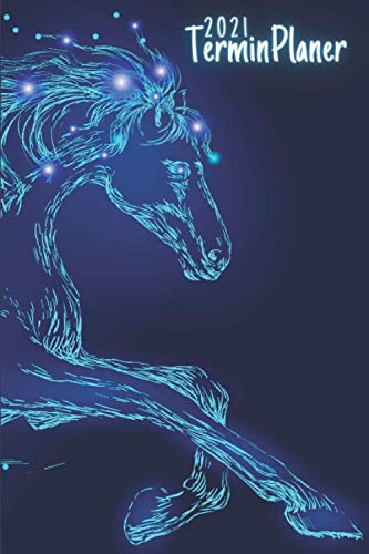 Terminplaner 2021 Einhorn: Einhorn kalender 2021 | Wochenplaner 2021 A5