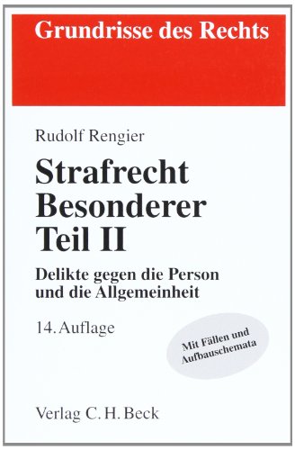 Strafrecht Besonderer Teil II by Rudolf Rengier | Goodreads