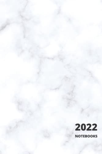 2022 Notebooks: Sketch Book 1 100 Pages Notebook, Marble Motive on ...